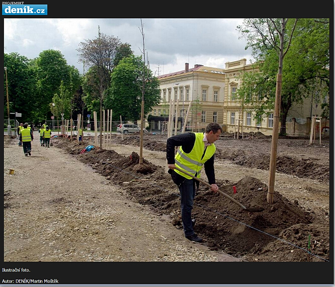 Znojemské parky - il.foto,  Znojemský deník