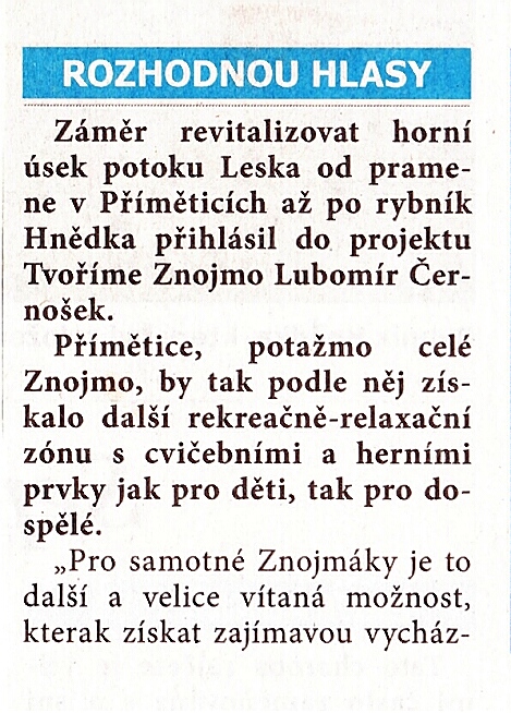 leska - tvoíme Znojmo