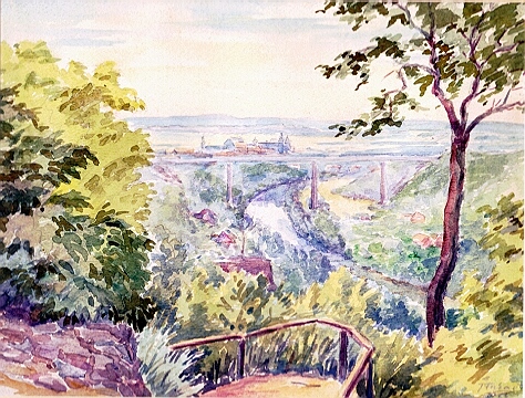 Josef Fukač - akvarel