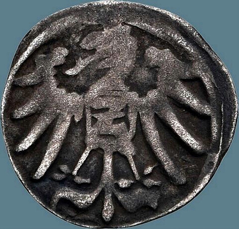 Znojemsk&yacute; pen&iacute;z, kter&yacute; se razil asi od r. 1458
