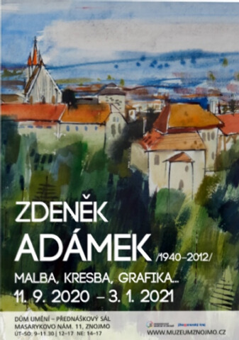 Zdenk Adámek - vystava, Znojmo 2020