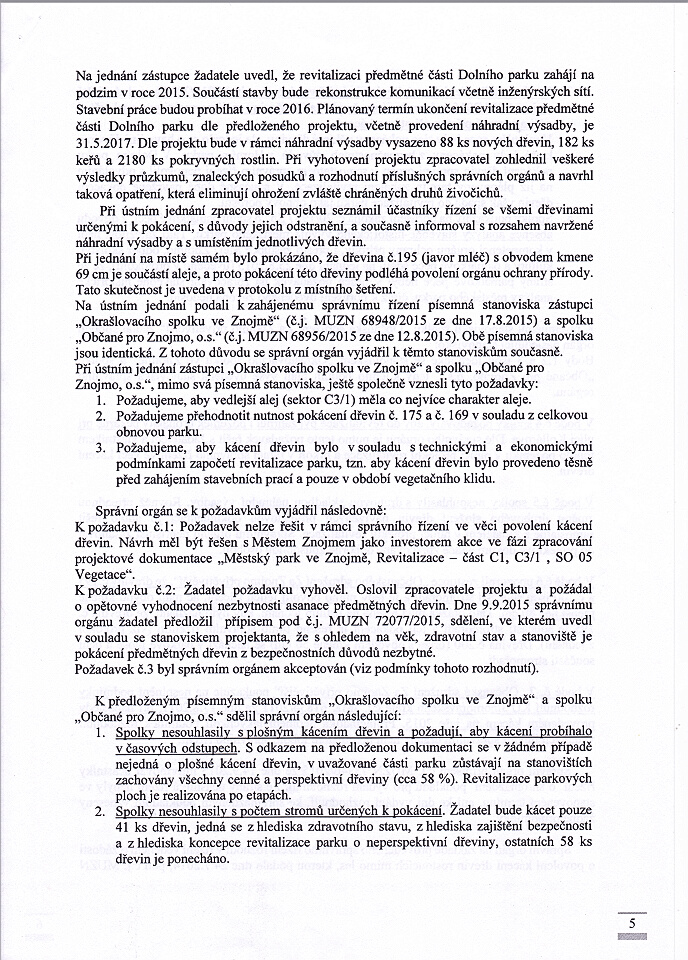 Rozhodnutí MUZ 20.1.2016 - 005