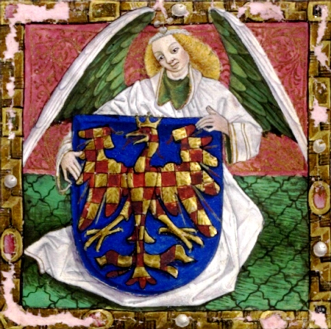 erbovní listina - Fridrich III. Habsburský