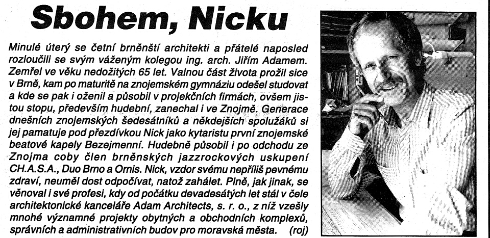 "Bezejmenní" Sbohem Nicku