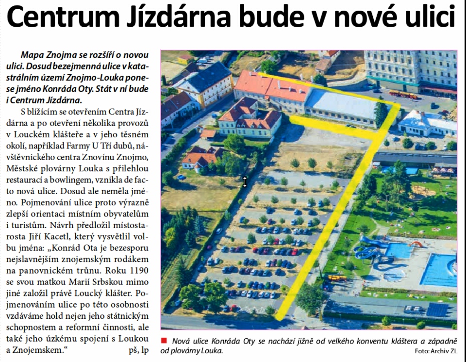 ulice Konráda Oty - louka