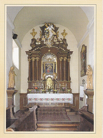 oltá kostela sv.Kíe