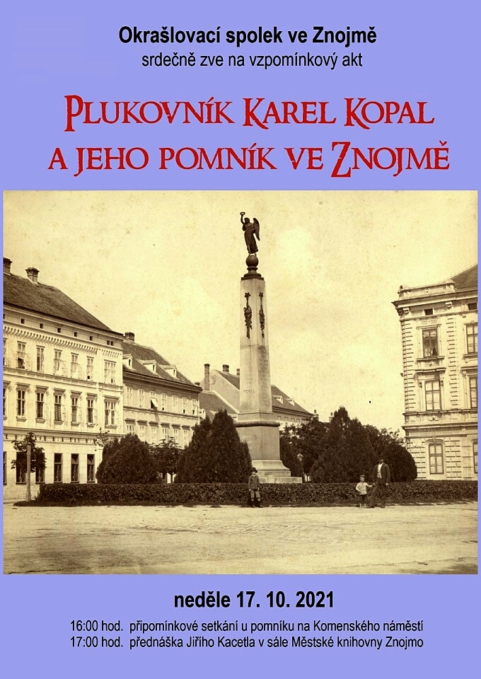 pozvánka - pednáška - Karel Kopal