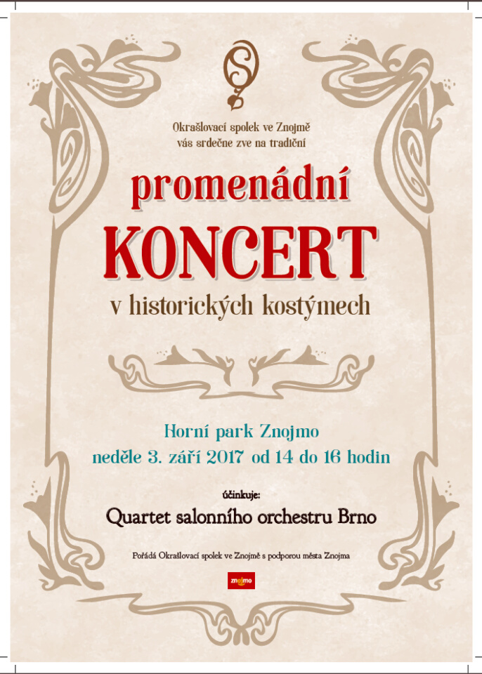 pozvánka na promenádní koncert 2017-09-03