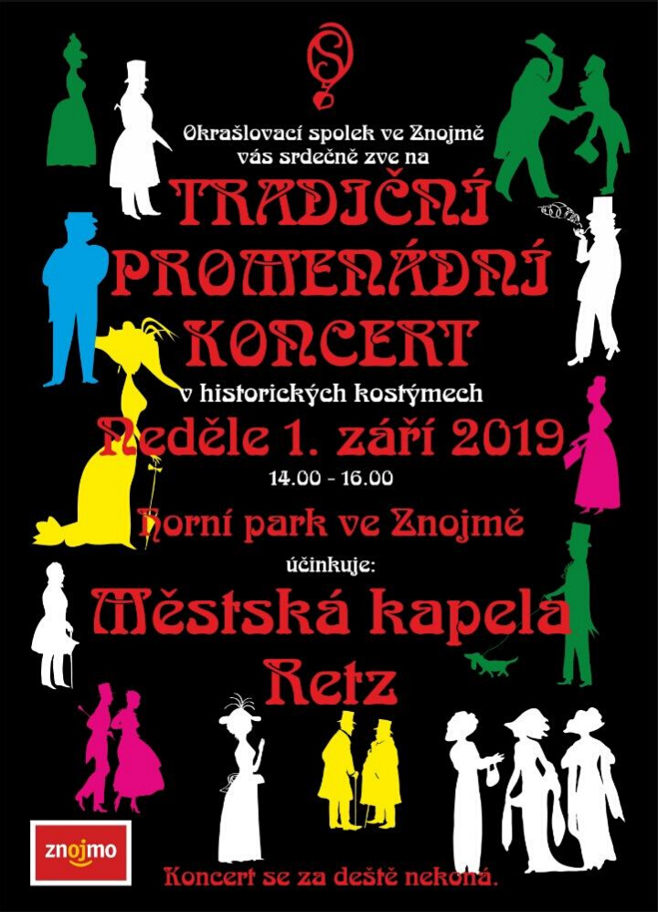 pozvánka na promenádní koncert 2019-09-01