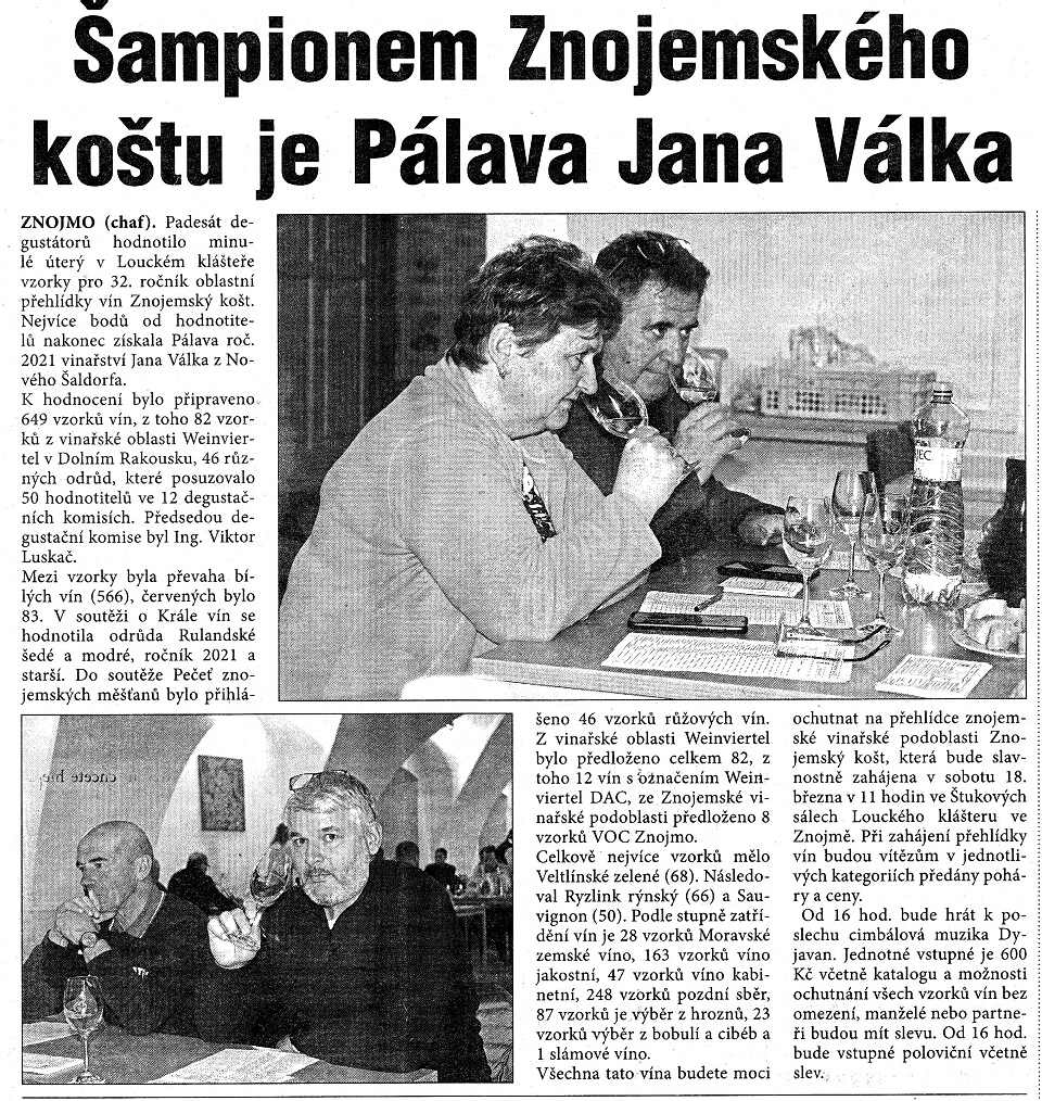 Válek -Palava