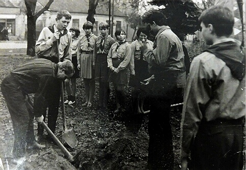 skautská lípa - 1969 - Žižkovo nám
