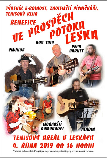 koncert pro Lesku  -  pozvanka