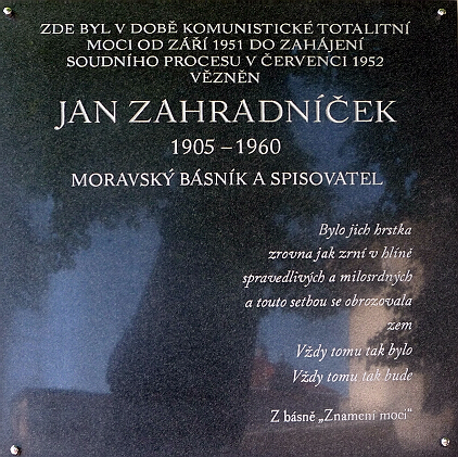 deska Jana Zahradníka - 16.5.2012