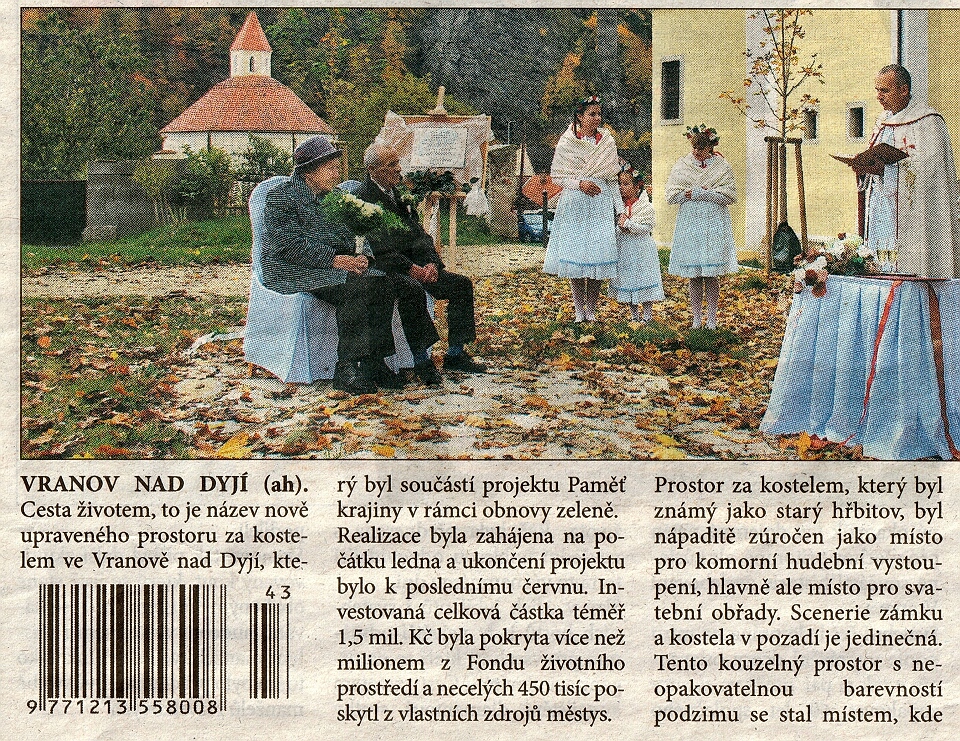 Vranov - diamantová svatba