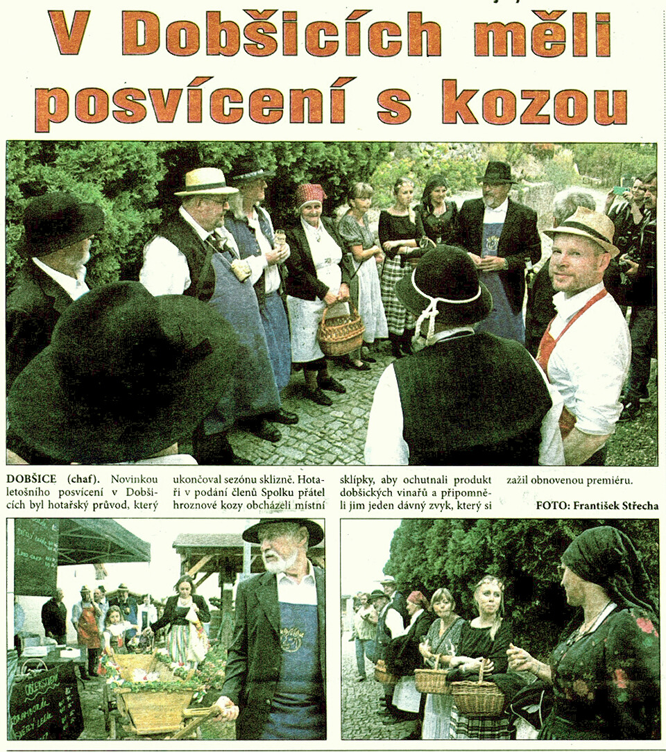 Hroznová koza - posvícení Dobšoce