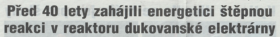 Dukovany - 40
