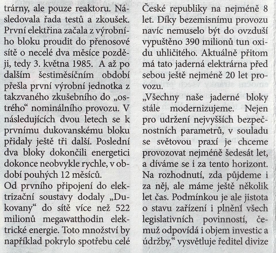 Dukovany - 40