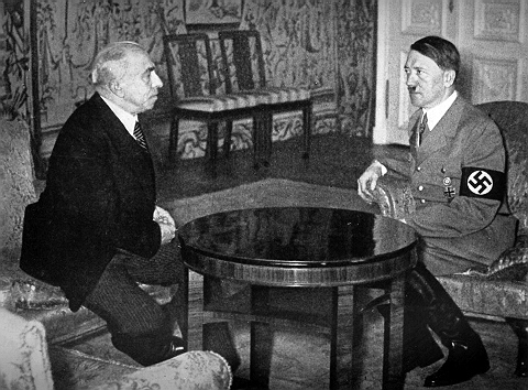 Hitler a Hácha - 14. 03. 1939