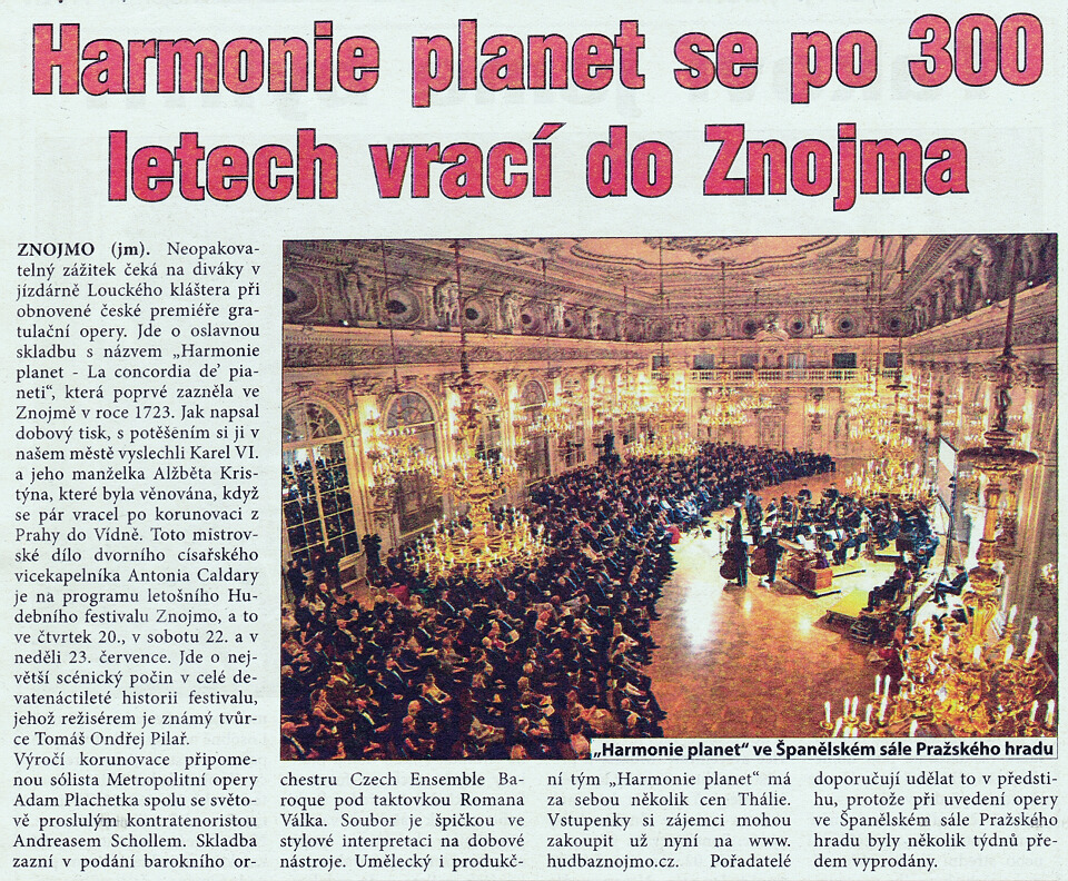 Harmonie planet - Praha, 2023