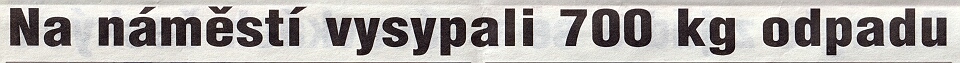 Hrušovany - výstava odpadu