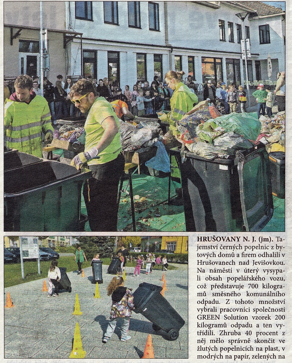 Hrušovany - výstava odpadu