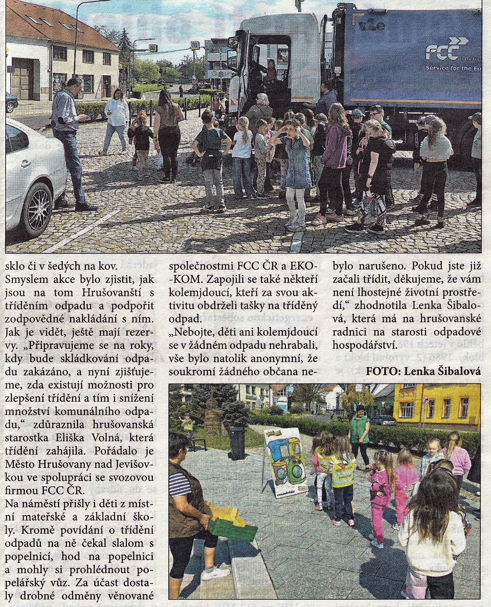 Hrušovany - výstava odpadu