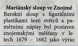 mariánský sloup