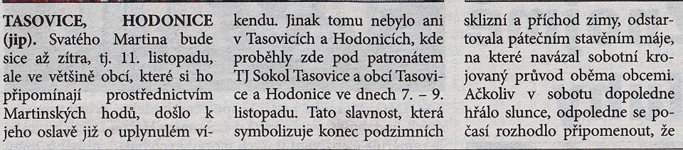 Martinské hody - 2025