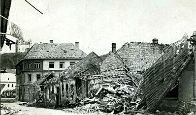 Moravsk7 Krumlov - 1945