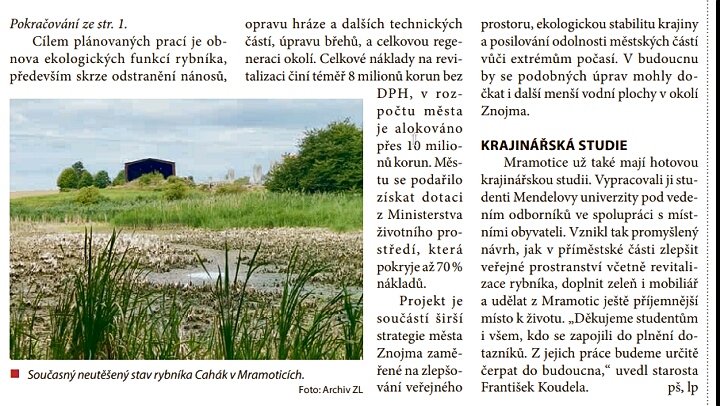 Mramotice rybník