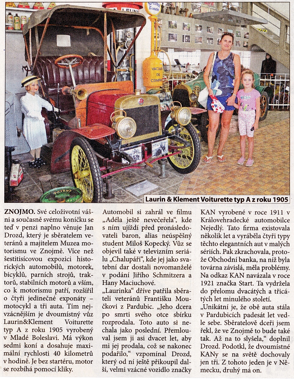 Muzeum motorizmu - Drozd, Znojmo