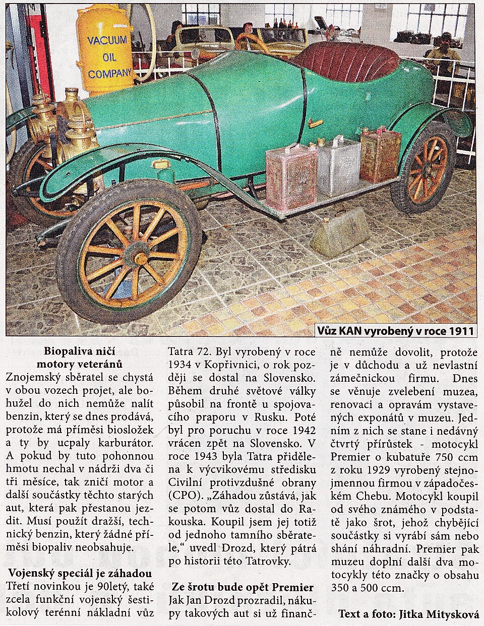 Muzeum motorizmu - Drozd, Znojmo
