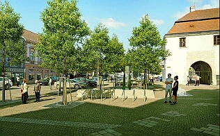 Návrh úpravy nám. Svobody - Tišnovka 2024