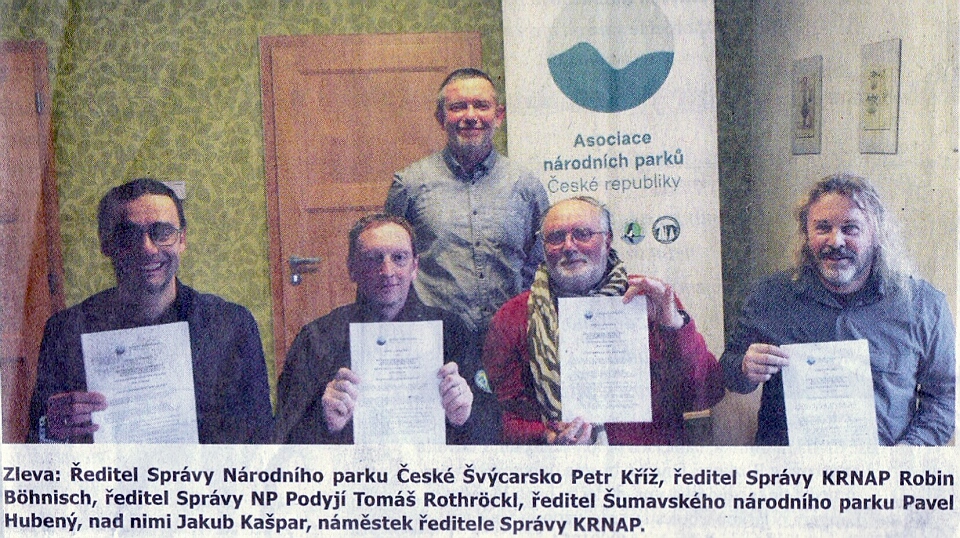 platfoma národní parky