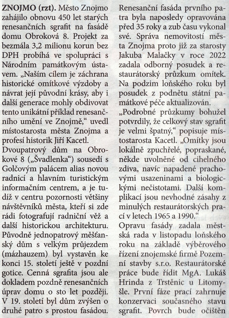 sgrafita - Obrokova ul.