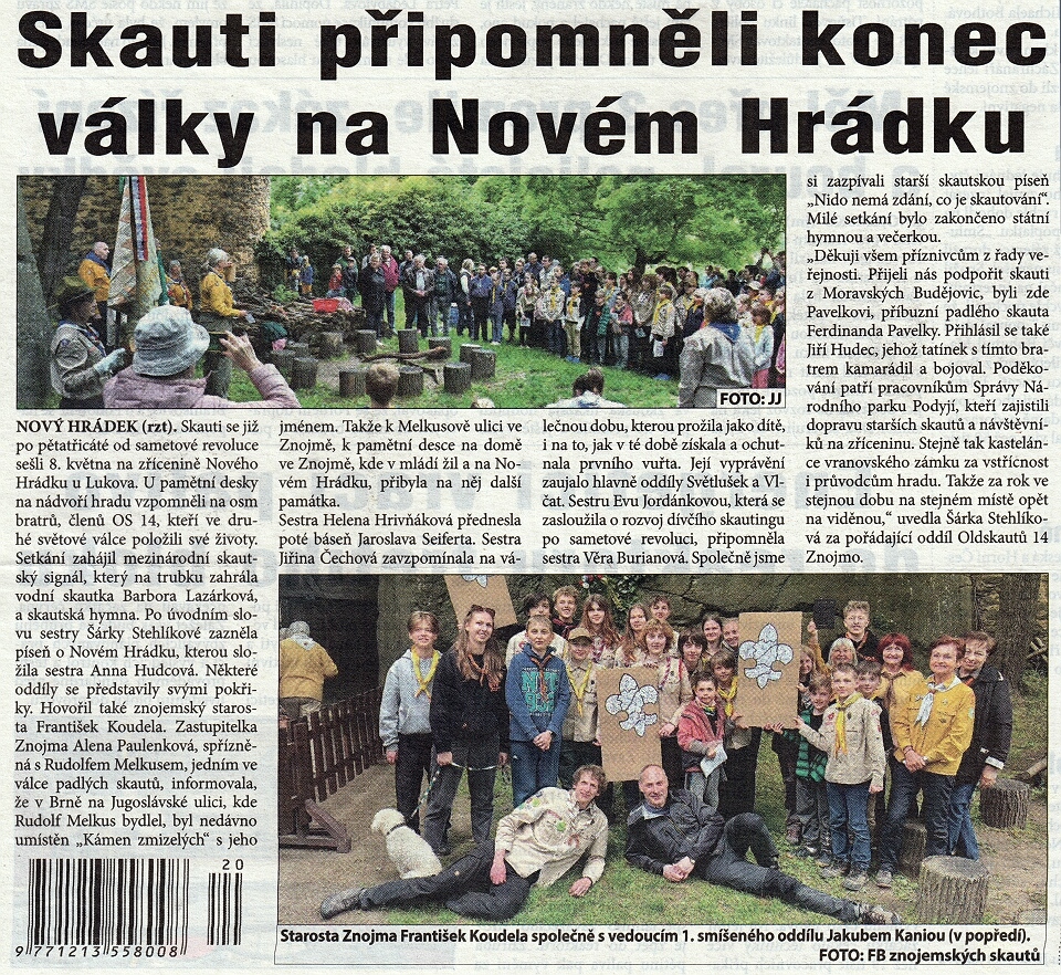 skauti - konec války