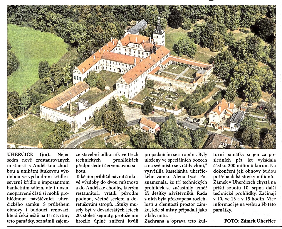 Uherice - ekání na opravy