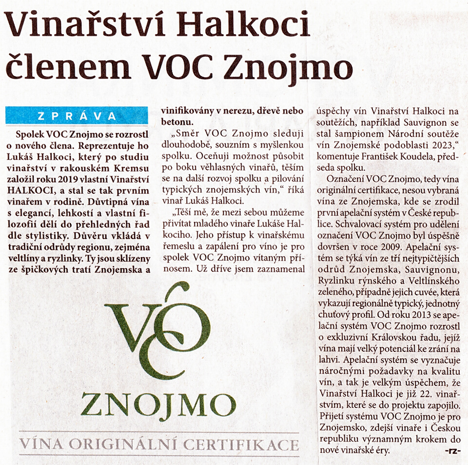 vinaství Haloci