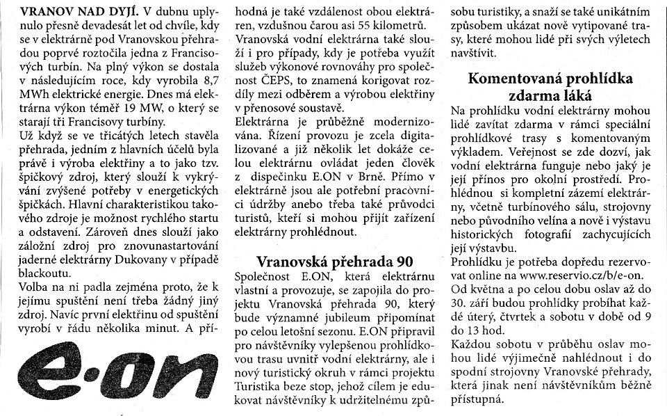 elektrárna Vranov