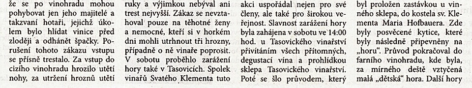 Tasovice zaráení hory - 2024